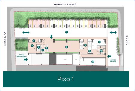 Imagen de Planta General - Piso 1 - Ambar Bio
